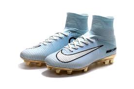 Cr7 Mercurial Fg Shoes New Shoes For Cristiano Ronaldo Gold White