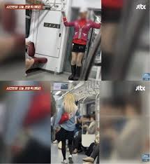 "금발에 미니스커트"…서울 지하철 여장男 목격담 SNS 시끌