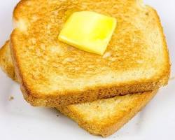 perfectly toasted bread