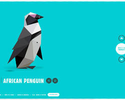 Image of website with animated illustrations