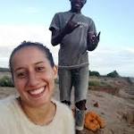 Gunmen looking white woman fire
