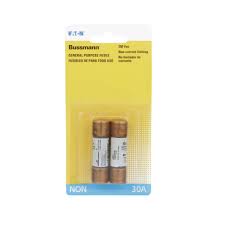 Cooper Bussmann 30 Amp Brass Cartridge Fuses (2-Pack) BP/NON ...
