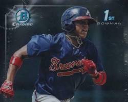 2017 Bowman Chrome Autograph Refractor Ronald Acuña Jr. Rookie Card PSA 10