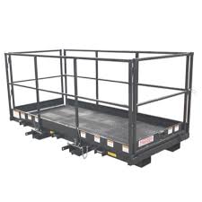 Galvanized Forklift Construction Work Platform - Haugen MWP ...