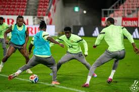 PHOTOS from the training ground as we build up to Japan on Friday