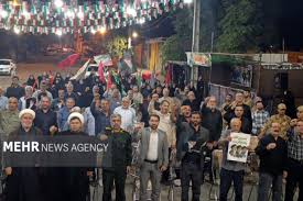 هنگام سخنرانی در میدان بیعت بیله سوار؛سخنران تجمع شبانه ناگهانی درگذشت