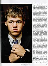 <b>Magnus Carlsen</b> on his chess career | Chess News - spiegel03