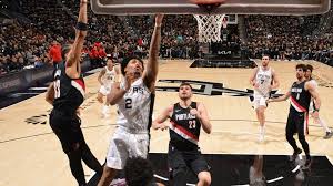 Spurs surge late to beat Blazers 120-108 in playoff thriller