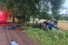 Capotamento deixa uma pessoa morta na RS-307, em Santa Rosa
