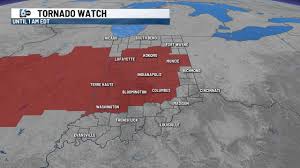 Tornado Watch in Indianapolis