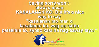 Best Tagalog Sorry Quotes via Relatably.com