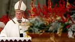 Pope's Christmas Greeting, Message Seen