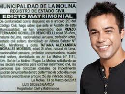 peru.com Entretenimiento Espectáculos Renzo Schuller contraerá matrimonio con su novia Tatiana Morales - 611x458