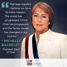 Outspoken marriage supporter Michelle Bachelet elected president ... via Relatably.com