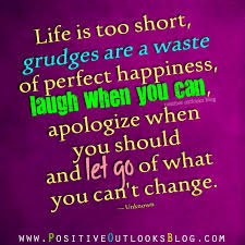 Quotes About Life Being Too Short For Grudges - DesignCarrot.co via Relatably.com