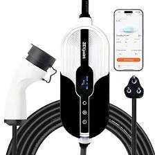 Zevpoint 3.6kW Portable EV Car Charger with Smart App | Wall Bracket + Bag | Adjustable Power, 6m TPU Cable, 16A | LED Screen | IP66 | 10+ Advanced Sa