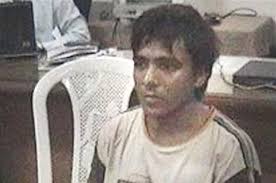 This undated file photo shows Pakistani man Mohammed Ajmal Kasab, the lone survivor among 10 gunmen of the 2008 Mumbai terror attack, in Mumbai, India. - ajmal-kasab-hanged-at-yerwada-jail-in-pune-pg