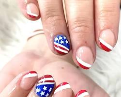 Imagem de Unhas patrióticas