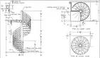 Spiral staircase dimensions