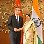 Sushma Swaraj holds talks Chinese