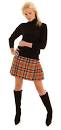 Ladies Kilted Skirt Mini Length - Kinloch Anderson Kinloch Anderson