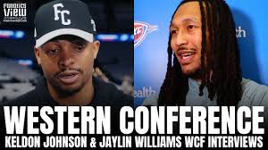 Keldon Johnson & Jaylin Williams Discuss San Antonio Spurs vs. OKC Thunder WCF Before Pivotal Game 5