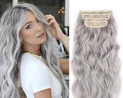 Image de Long Grey Hair with Extensions