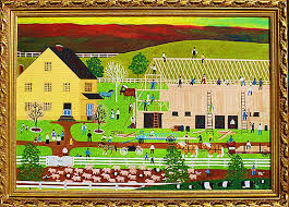 Image result for barn raising