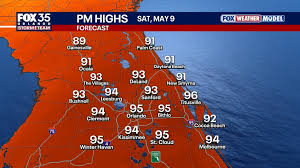 Orlando weather: Lingering showers possible overnight, with mostly sunny, hot Saturday ahead