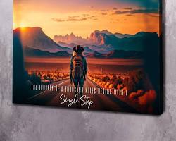 Image of Lao Tzu quote wall art