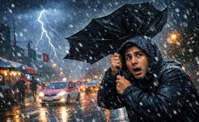 Alerta amarilla: Lluvias con granizo y tormentas eléctricas golpean CDMX hoy