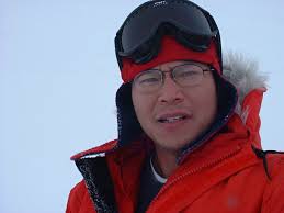 Chao-Lin Kuo in Antartica. (Photo courtesy of Chao-Lin Kuo. Click for larger image.) To get to the South Pole, first take a commercial flight to ... - kuo-south-pole