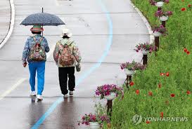 South Korea Rainfall and Temperature Drop: May 15-17