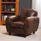 Fauteuil club cuir - m