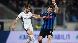 Henrikh Mkhitaryan on the bench against Atalanta