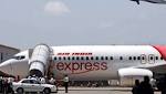 india Express flight overshoots runway