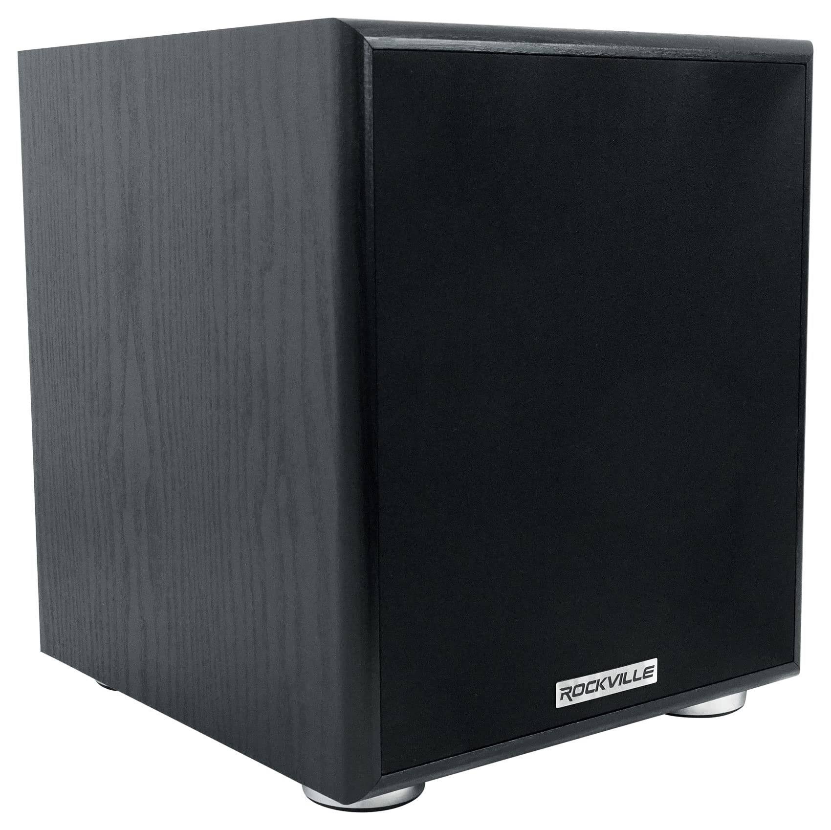 Rockville Rock Shaker 6.5" Inch 200w Powered Home Theater Subwoofer Sub