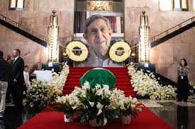 Despiden a Cuauhtémoc Cárdenas en el Palacio de Bellas Artes