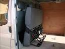 Folding van seats