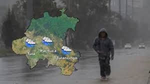 Con tormenta eléctrica y fuertes lluvias, comenzará la semana en Hidalgo