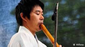 Der japanische Flötenspieler Koushi Tsukuda Foto: Horst Krauth