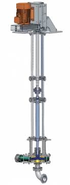 Slurry pumps: Vertical centrifugal pump with long shaft vom ...