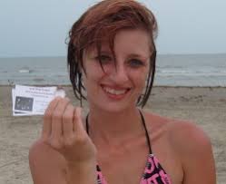 LOST TAG Lost Gold Ring With Sapphires Found Stewart Beach Galveston - 4525515