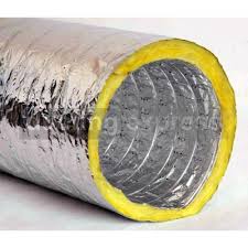 Acoustic Aluminium Flexible Ducting 300mm X 10m