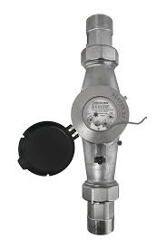 2" Lead Free Stainless Steel Water Meter - Gallons