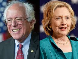 Image result for Hillary Bernie