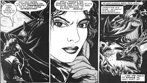 Purity Brown talking to Nemesis, Art by David Roach From Purity&#39;s Story Prog 558 - n_purity