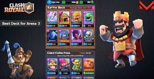 Hasil gambar untuk clash royale arena 3 deck