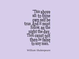William Shakespeare Quote About Being True To Yourself - Awesome ... via Relatably.com
