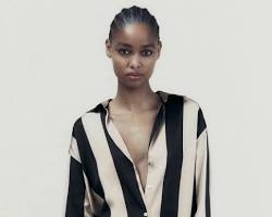 Immagine di Camicia a righe donna